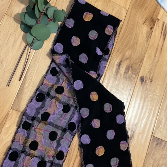 ๐งฃ SCARF - black and purple - Picture 5 of 5